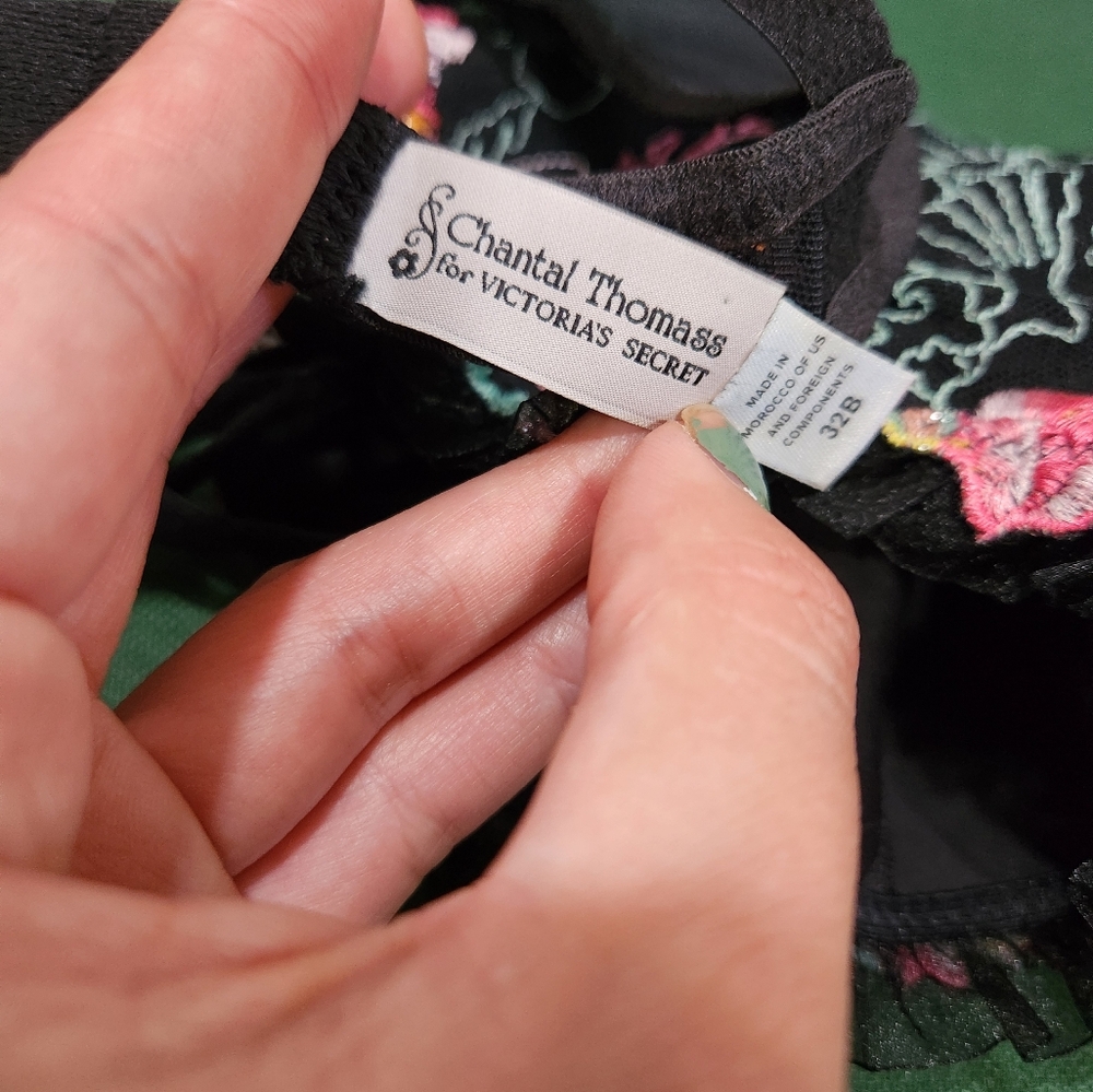 Y2k Victoria's Secret Chantal Thomass Bow Lace Bra - Picture 3 of 5